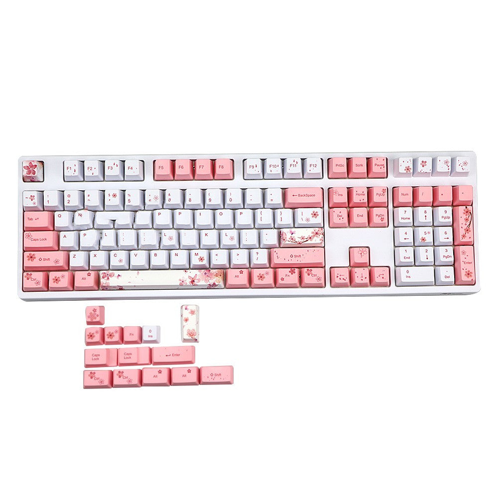 Sakura Keycap Key OEM Height Five-sided Sublimation Keycap