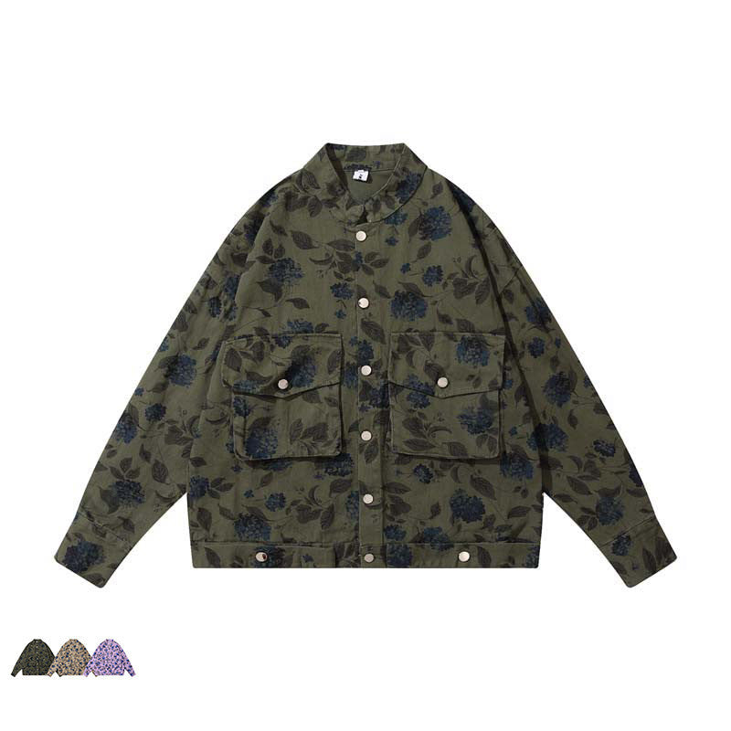 Youth Casual Lapel Solid Color Jacket