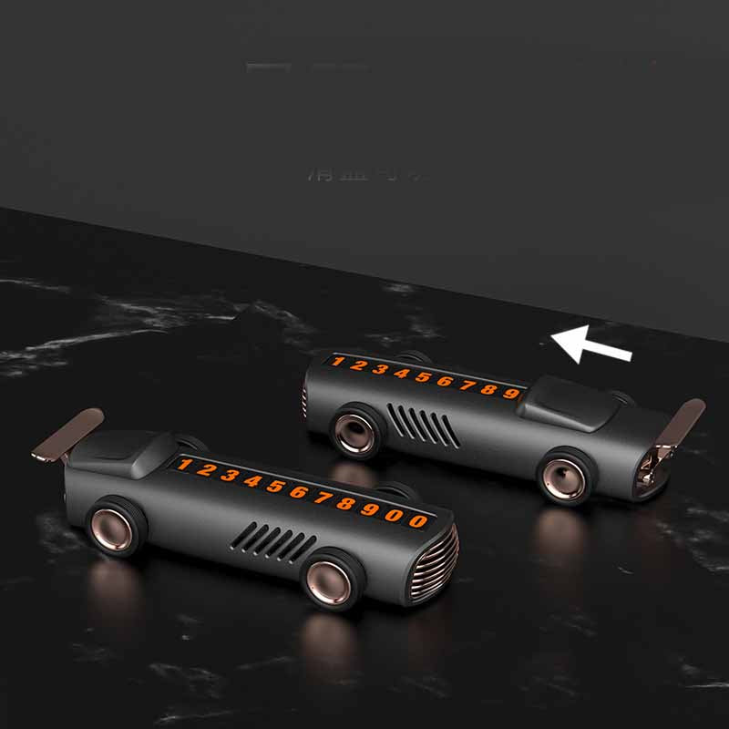 Multifunctional Vehicle Temporary Parking Number Plate