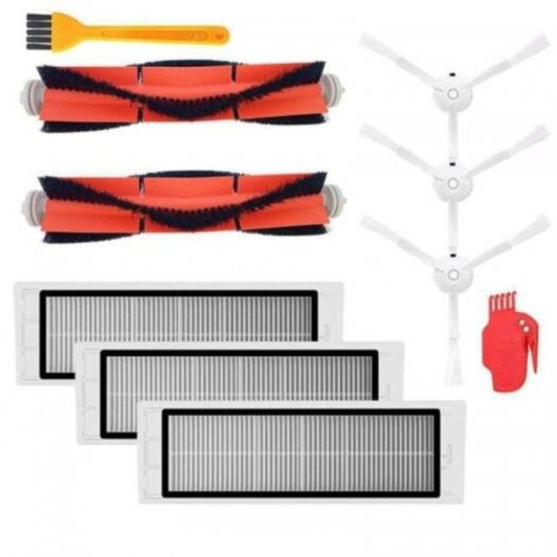 10Pcs Vacuum Robot Accessories Kit For Xiaomi Robot Vacuum- Orange - Standard