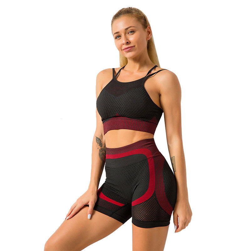 Seamless Beautiful Back Sports Underwear High Shockproof Running Sports Yoga Clothes