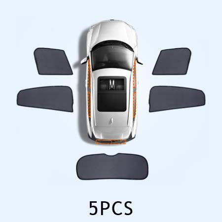 Glass Front Sunshade Privacy Car Curtain