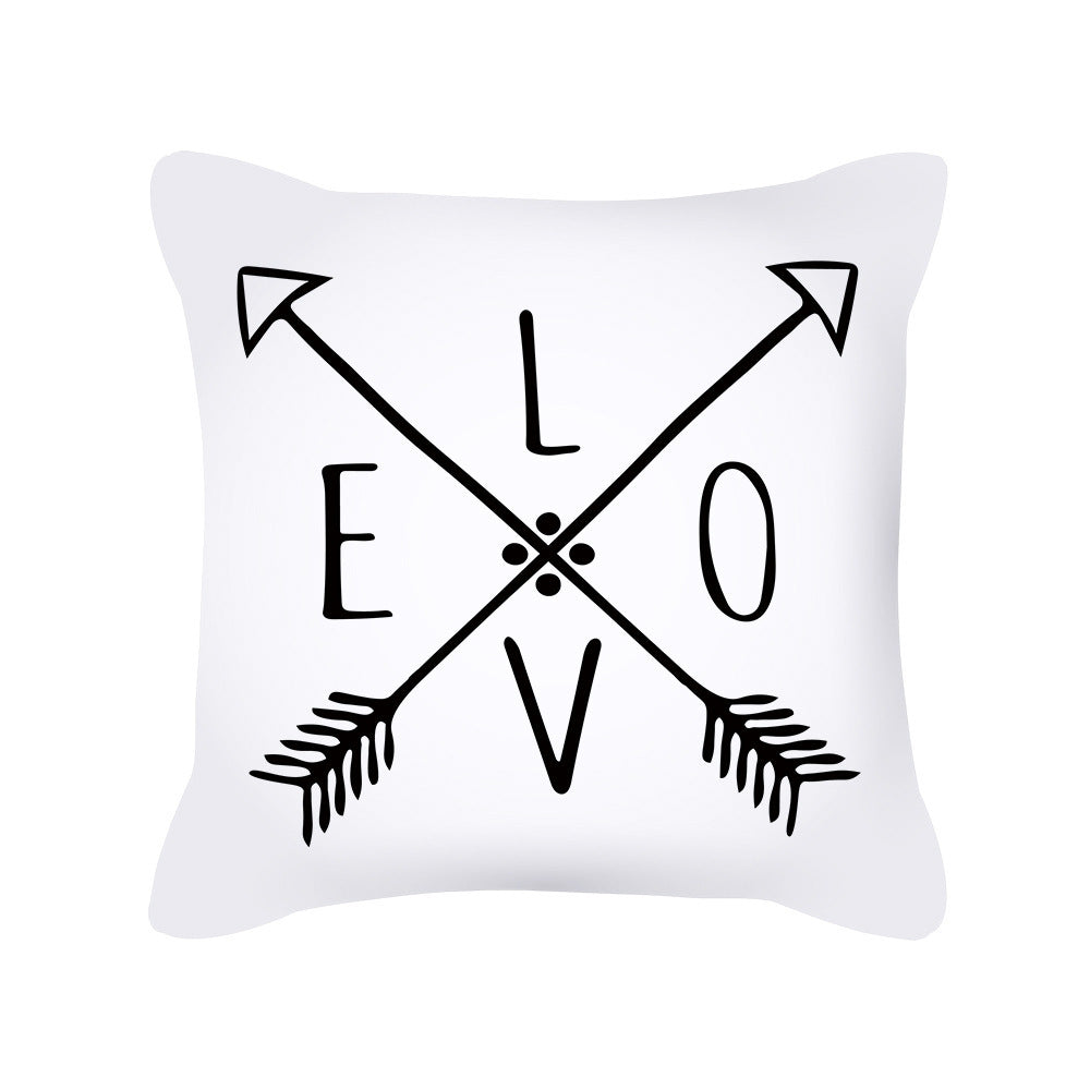 Mother's Day Pillowcase Nordic Heart Peachy