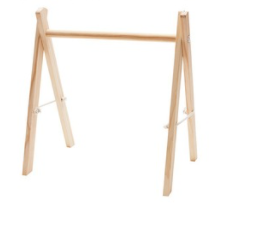 Ins decoration Nordic children's room fitness equipment newborn baby baby fitness frame Nordic wood crafts