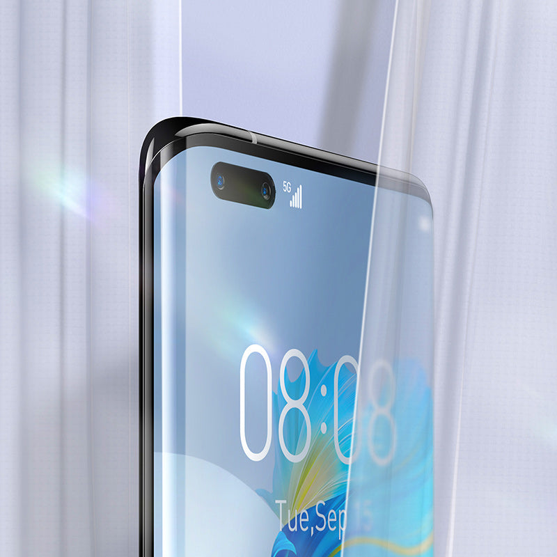 Full Screen Curved Full Adhesive Tempered Film For Mate40 Pro Single Pack Black