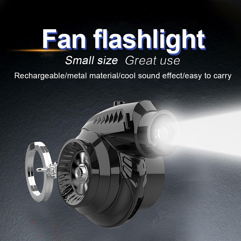 Bright Light Mini Flashlight With Sound Keychain