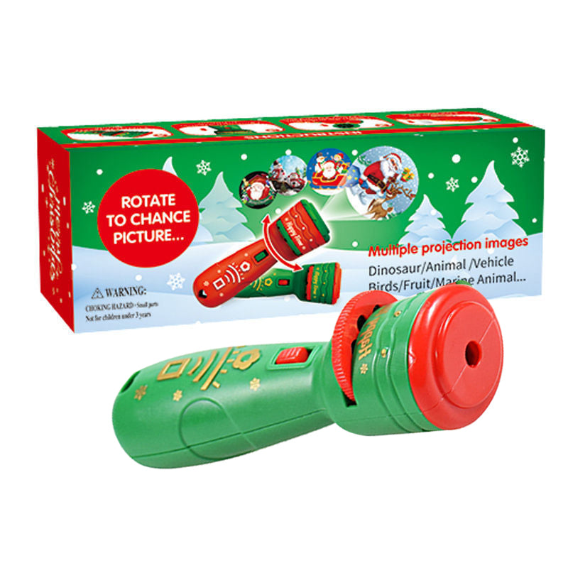 Children's Gift Christmas Projection Flashlight Toy