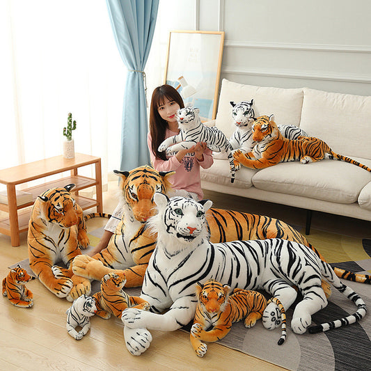 Plush Tiger Doll Simulation Toy Decoration Ornament