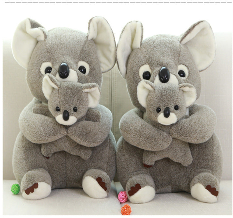 Mother And Child Koala Plush Toy Doll