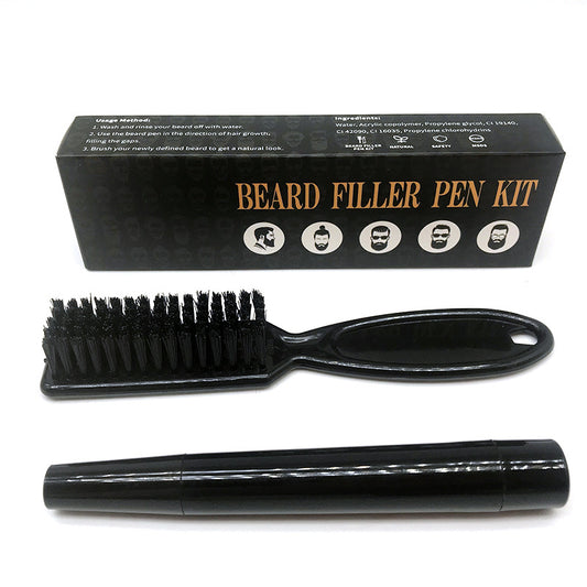 Spot New Men's Four Fork Head Beard Filling Pen