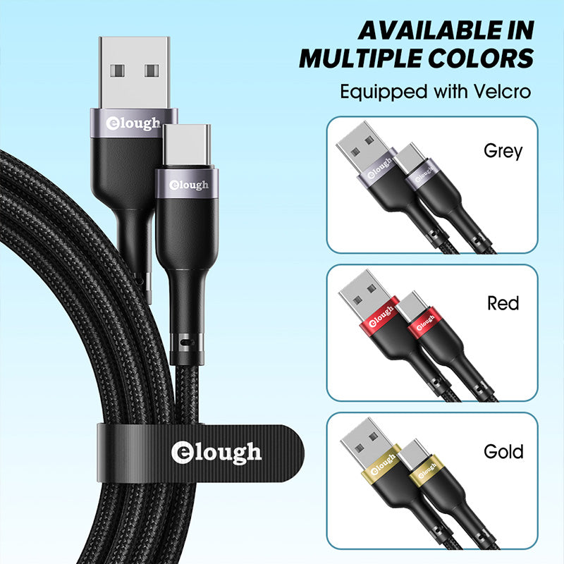 Nylon PD20W Is Suitable For TYPE-C Fast USB Charging Cable