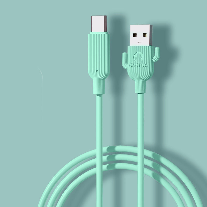 Compatible with Apple , Creative And Simple Liquid Silicone Data Cable