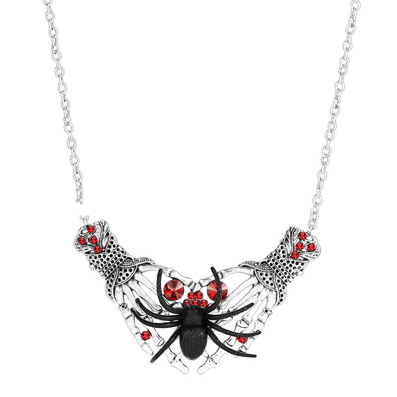 Punk Style Halloween Simulation Soft Rubber Jewelry Necklace