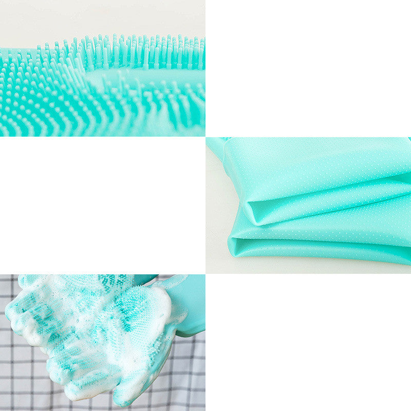 Silicone Dog Grooming Hair Comb Puppy Brush Glove Bath Cleaning