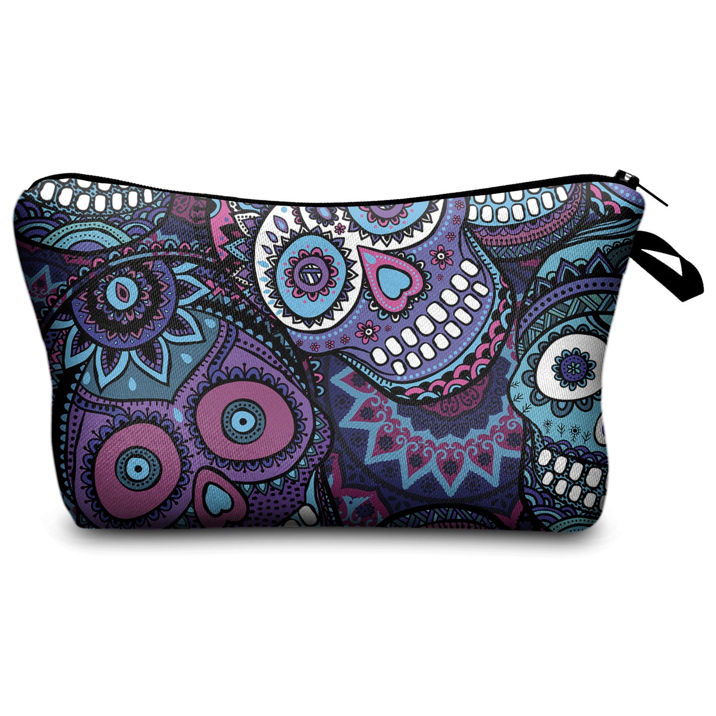 Storage Cosmetic Bag Digital Print Skull Skull Toiletry Bag