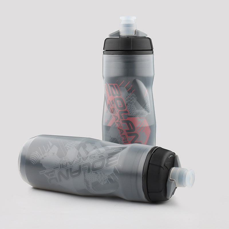 Double-layer Thermal Insulation Ice-keeping Sports Water Bottle For Mountain Climbing