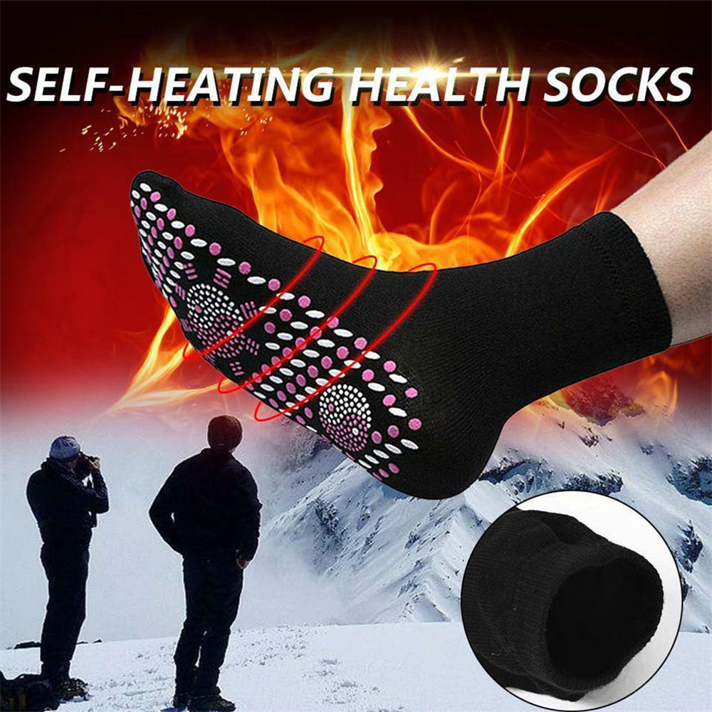 Hot Moxibustion Massage Health Care Warm Feet Cold Socks