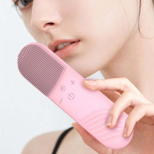 Silica Gel Cleansing Instrument Electric Ultrasonic Washing Brush