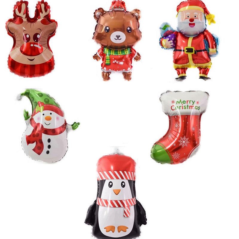 Mini Christmas Tree Christmas Snowman Balloons