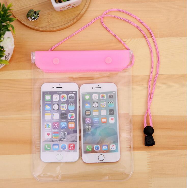 Large Transparent Touch Screen Swimming Outdoor Mobile Phone Waterproof Bag