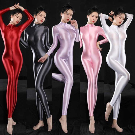 Silky Bodybuilding Pants, Oily Gloss, High Elasticity And Thinness