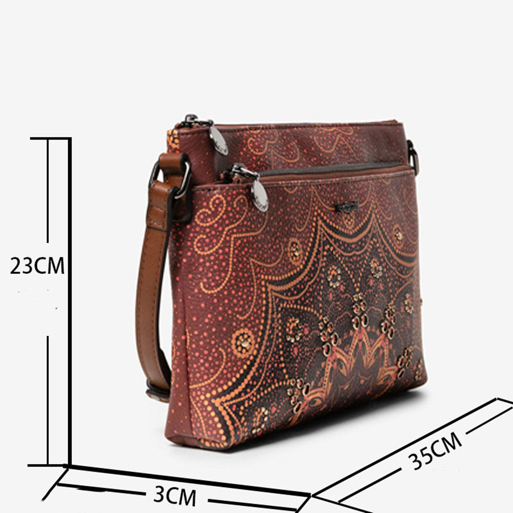 Women's High-end Single Embroidery Big Bag