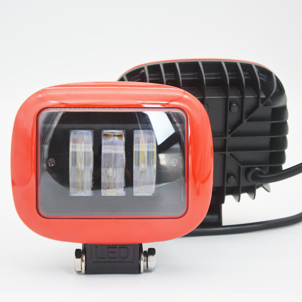 Red Square 30w Motocross Led Work Light