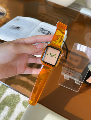 Brown Transparent Suitable For Iwatch Watch Strap