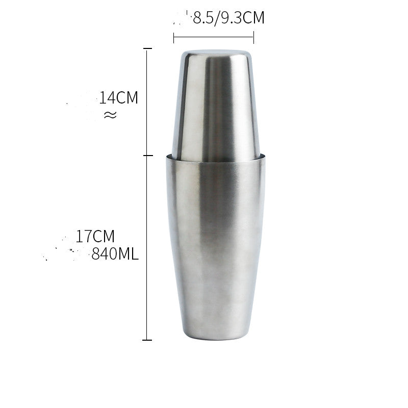 Stainless Steel Bar Boston Bartending Shaker