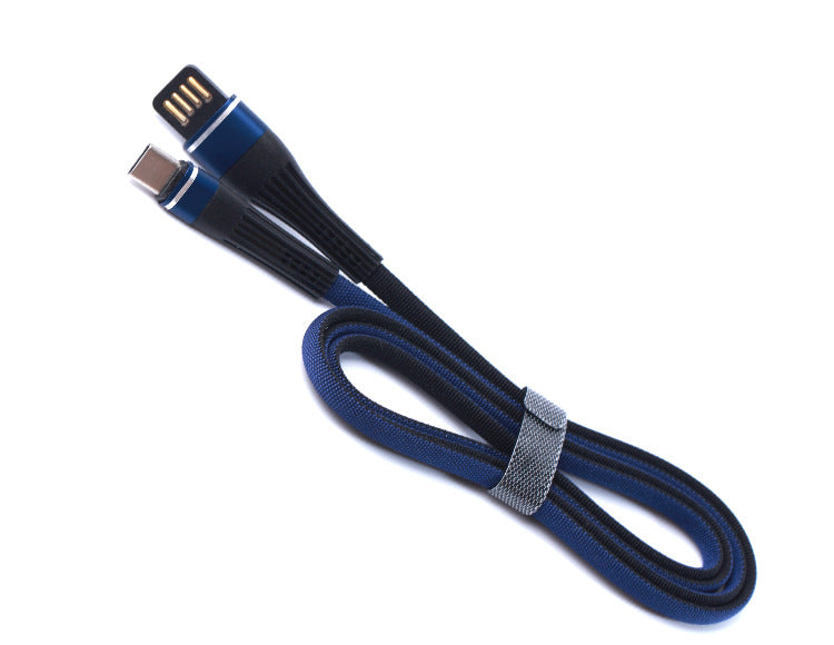 Insert Long Tail Anti-breaking Denim Braided Data Cable