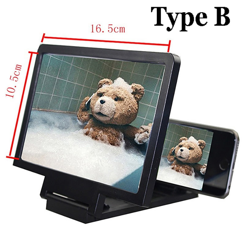 Video HD Mobile Phone Magnifying Glass Multifunctional Lazy Phone Holder