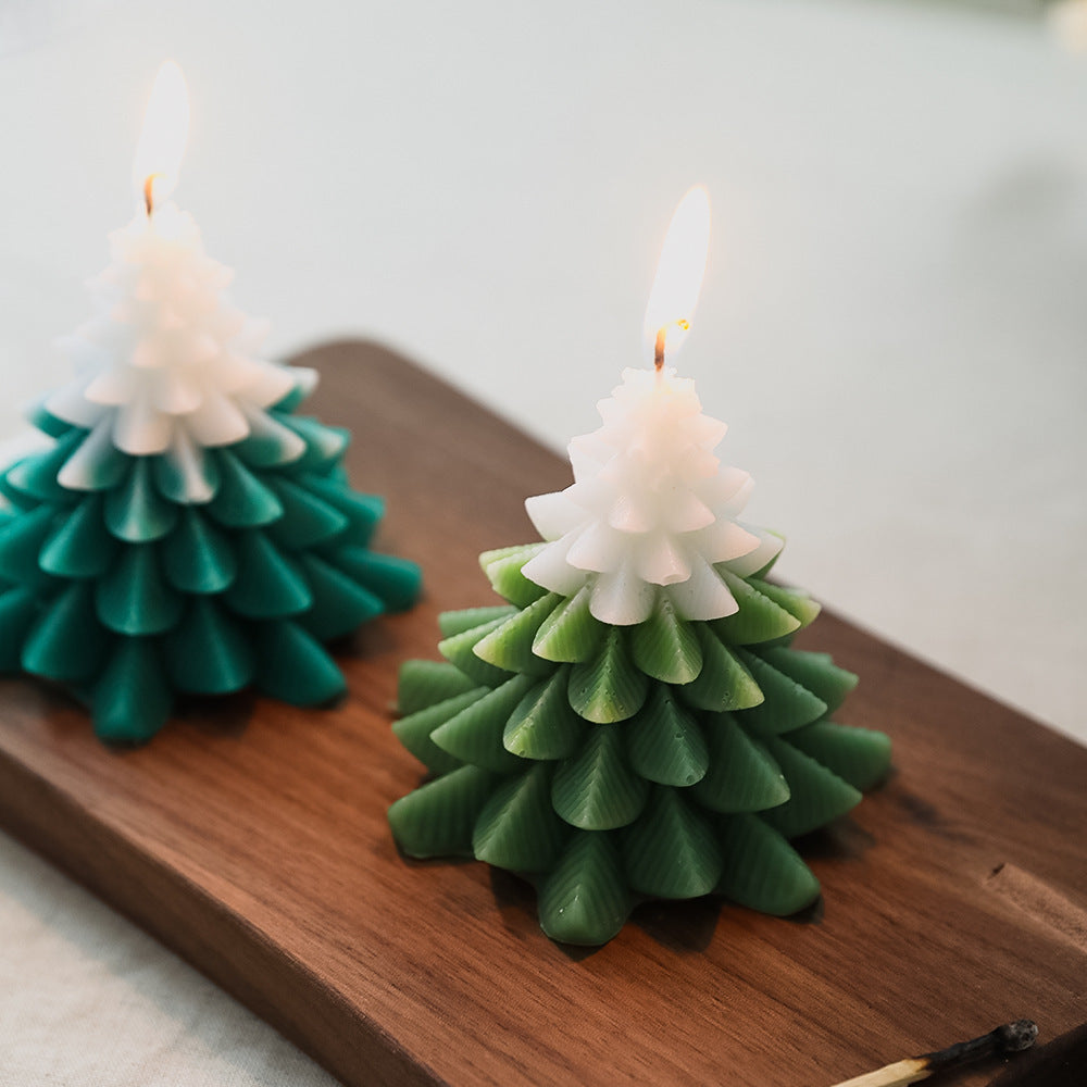 Hand Gift Ins Shooting Props Decoration Small Christmas Tree Scented Candle