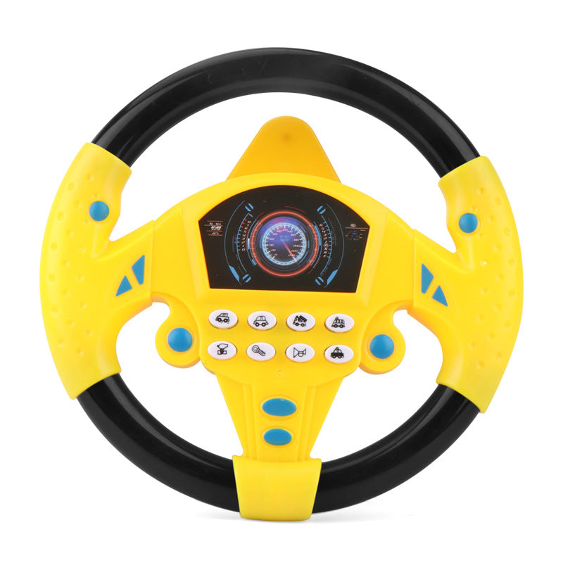 Passenger Seat Steering Wheel Toy With Suction Cup