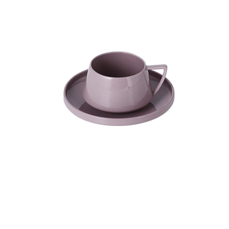 Home Office Afternoon Tea Mug Simple Coffee Cup Saucer Set