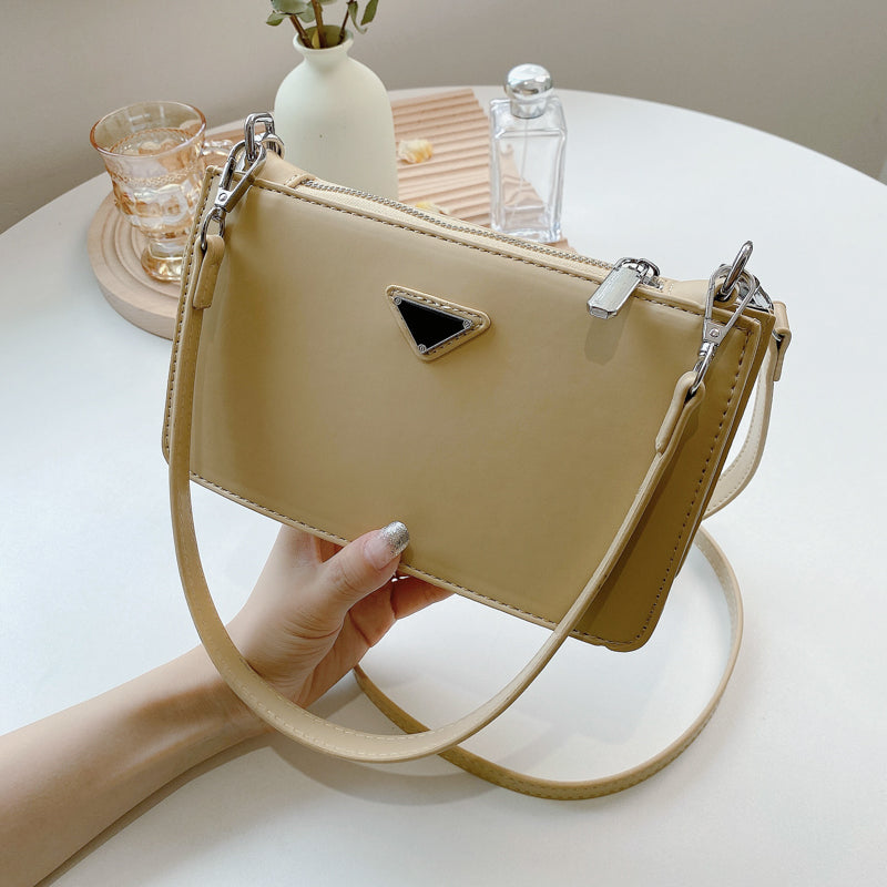 Luxury Pink Women's Crossbody Bag Brand Designer Shoulder Bag Quality Small Pu Leather Handbags Female Fashion Messenger Bag Sac