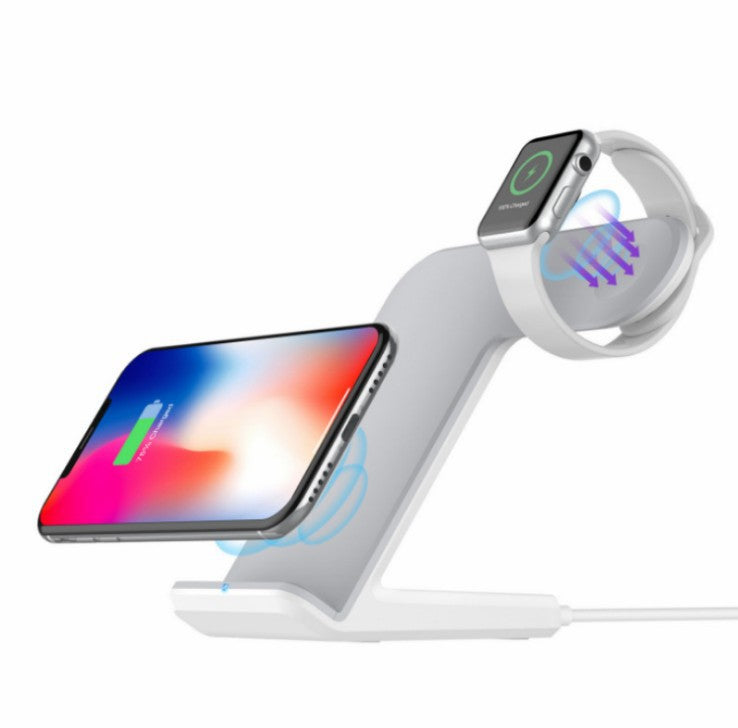 Suitable For Apple Mobile Phone Watch Two-in-one Fast Wireless Charger Vertical Stand Wireless Charger