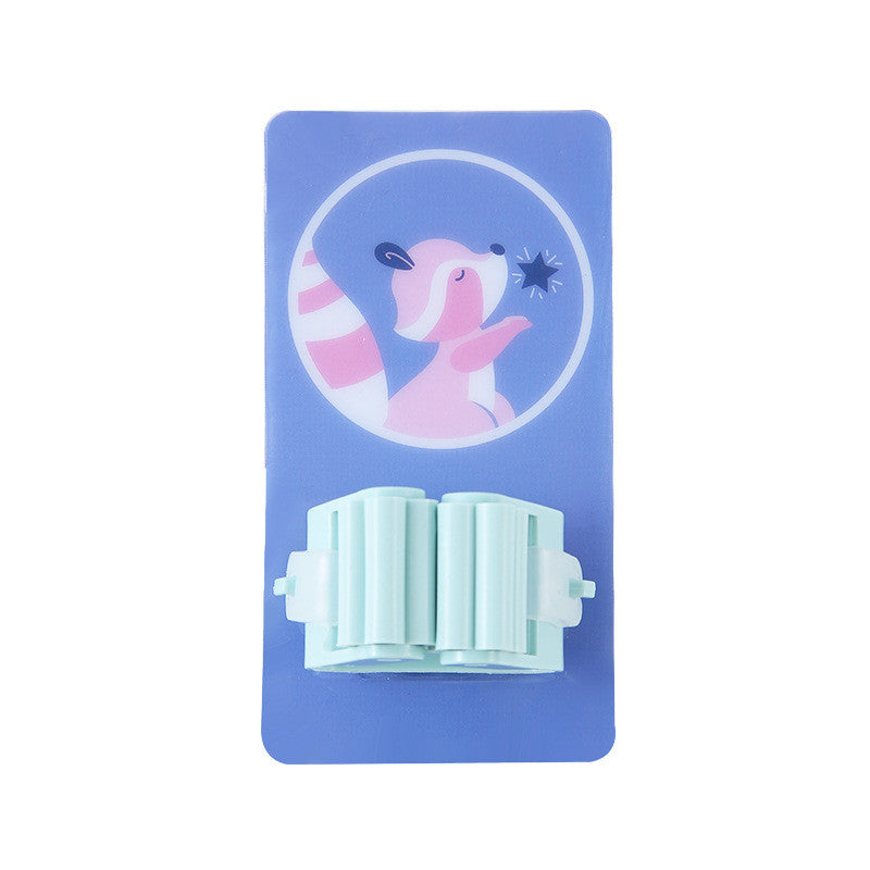 Mop Holder Card Holder Hook Is Strong And Non-marking Without Punching