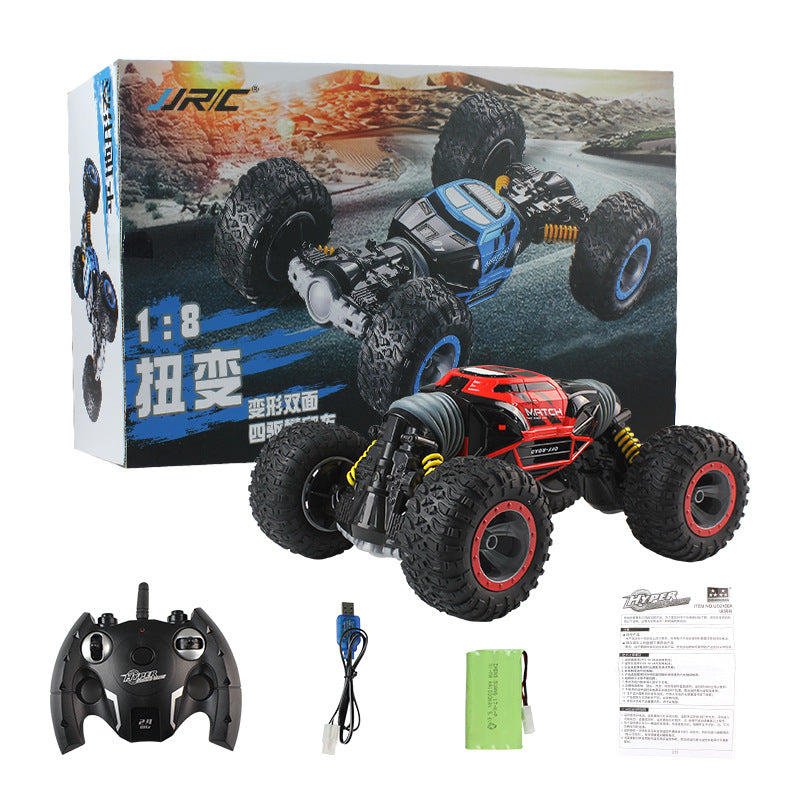 Double-sided Stunt Car One-button Deformation Child Remote Control Car Off-road Vehicle Climbing Car