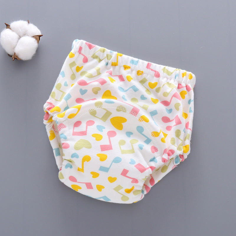 Baby Training Pants Washable 6-layer Gauze Diaper Pocket Learning Pants Baby Cloth Diapers Breathable Diaper Pants Spring And Autumn Models