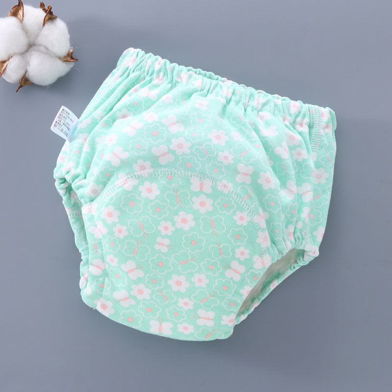 Baby Training Pants Washable 6-layer Gauze Diaper Pocket Learning Pants Baby Cloth Diapers Breathable Diaper Pants Spring And Autumn Models