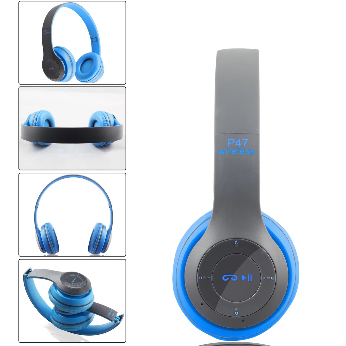 Head-mounted wireless bluetooth headset