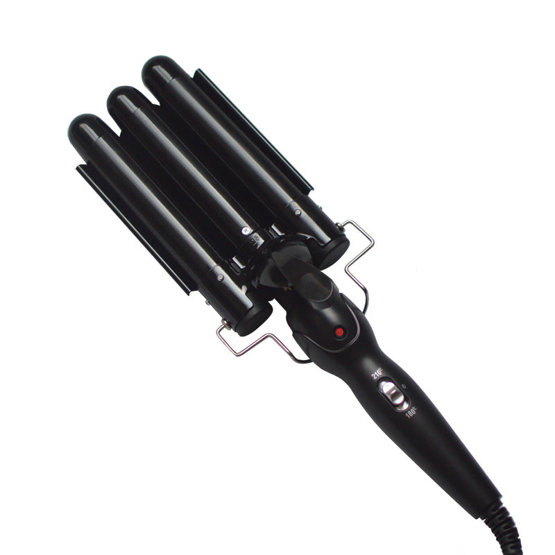 Three-tube Water Corrugated Egg Roll Head Large Curling Iron