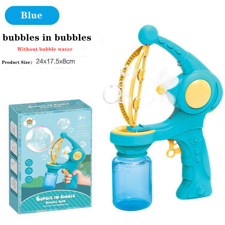 Automatic Toy Colorful Bubble Machine