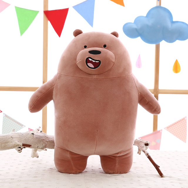 Naked bear soft toy