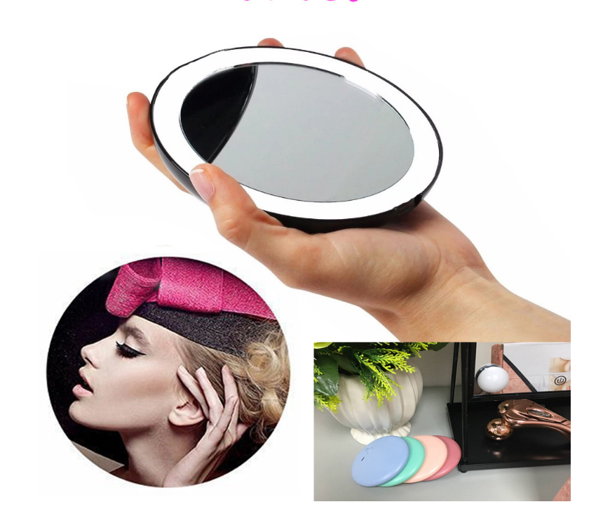 New charging portable smart beauty mirror HD makeup mirror