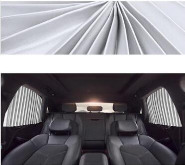 Magnetic Car Curtains Window Shade for Side Windows Baby Sun Shade Protection Adjustable Foldable Car Accessories
