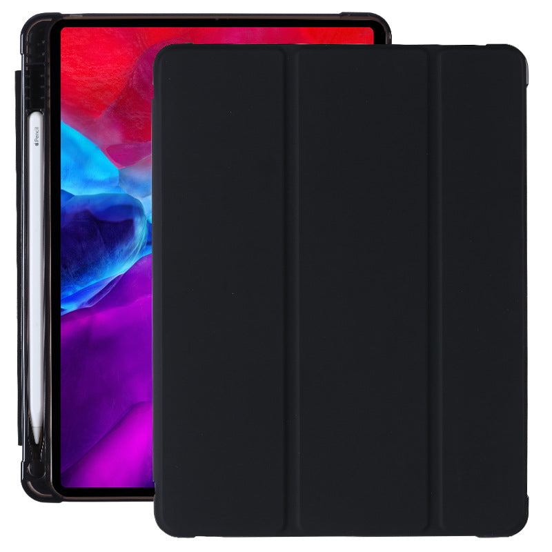 Compatible with Apple, Suitable for ipad10.9 protective cover pro10.5 with pen slot mini dormant leather case TPU airbag air4 soft shell