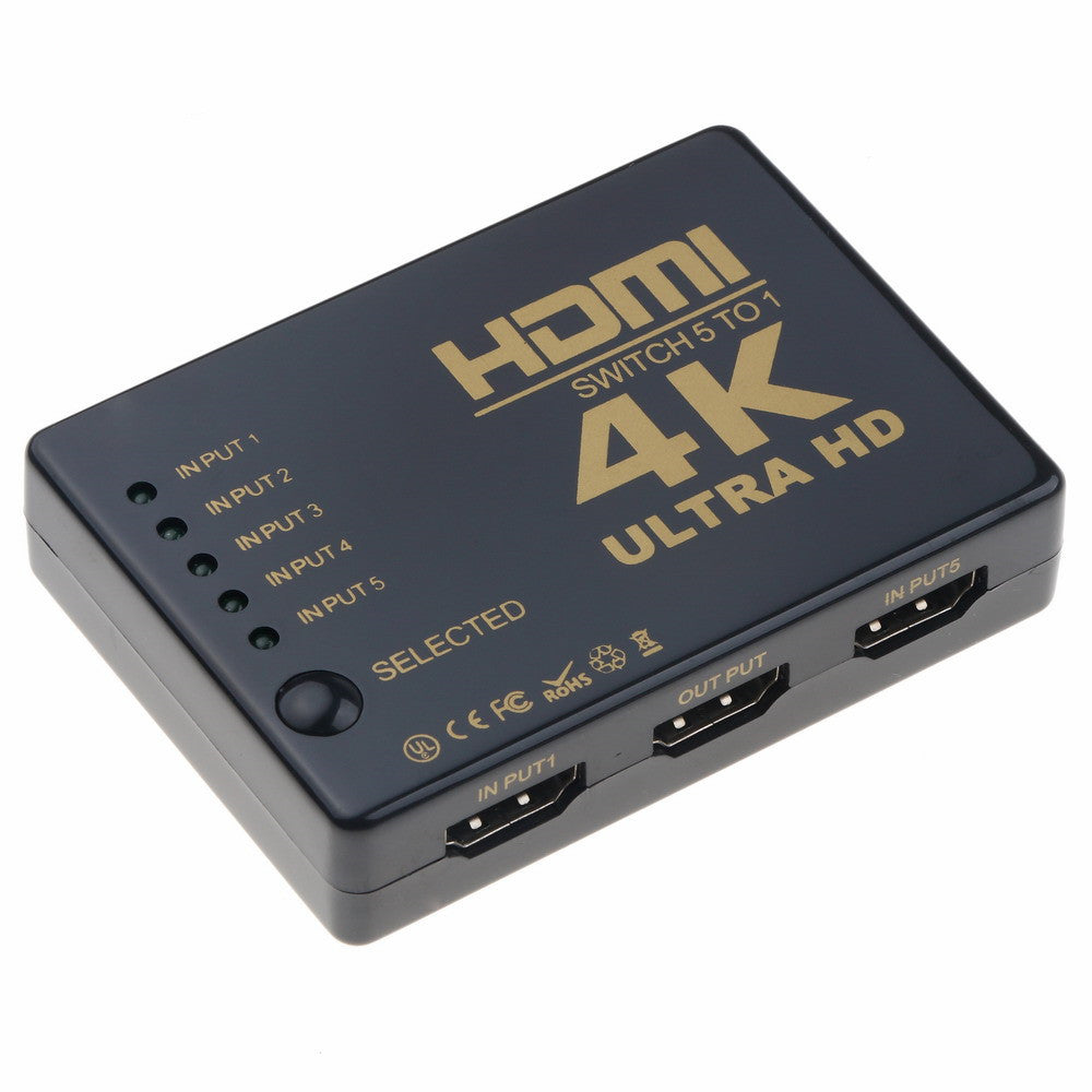 HDMI switcher five in and one out