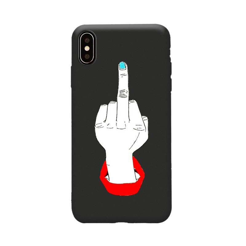 Suitable For IphoneXSmax Art Student Mobile Phone Shell 7plus Line Art 6 Apple XR