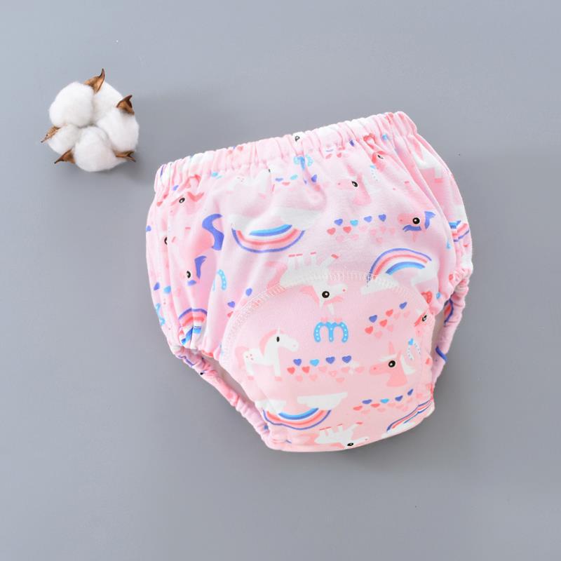 Baby Training Pants Washable 6-layer Gauze Diaper Pocket Learning Pants Baby Cloth Diapers Breathable Diaper Pants Spring And Autumn Models